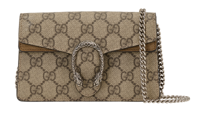 Super Mini Dionysus, &pound;550, Handbags, Beige, Canvas, Front view